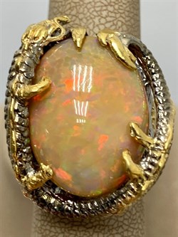 *Кольцо р.17,5 Опал Эфиопия АРТ 49036 (ВЕС 23,86 Г) - фото 213890