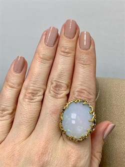 *Кольцо р.17,5 Опал Эфиопия АРТ 49082 (ВЕС 15,06 Г) - фото 213896