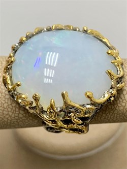 *Кольцо р.17,5 Опал Эфиопия АРТ 49082 (ВЕС 15,06 Г) - фото 213904