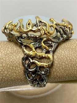 *Кольцо р.17,5 Опал Эфиопия АРТ 49082 (ВЕС 15,06 Г) - фото 213906