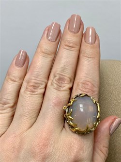 *Кольцо р.17,5 Опал Эфиопия АРТ 49394 (ВЕС 15,99 Г) - фото 213928