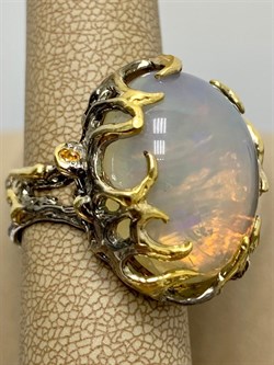 *Кольцо р.17,5 Опал Эфиопия АРТ 49394 (ВЕС 15,99 Г) - фото 213937