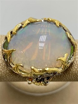 *Кольцо р.17,5 Опал Эфиопия АРТ 49394 (ВЕС 15,99 Г) - фото 213938