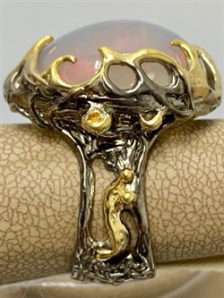 *Кольцо р.17,5 Опал Эфиопия АРТ 49394 (ВЕС 15,99 Г) - фото 213941