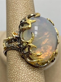 *Кольцо р.17,5 Опал Эфиопия АРТ 49394 (ВЕС 15,99 Г) - фото 213942