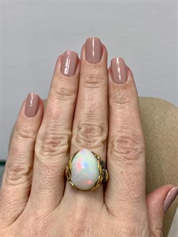 *Кольцо р.17,5 Опал Эфиопия АРТ 53025 (ВЕС 8,35 Г) - фото 213950