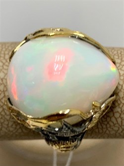 *Кольцо р.17,5 Опал Эфиопия АРТ 53025 (ВЕС 8,35 Г) - фото 213953