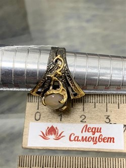 *Кольцо р.17,5 Опал Эфиопия АРТ 53059 (ВЕС 7,51 Г) - фото 213964