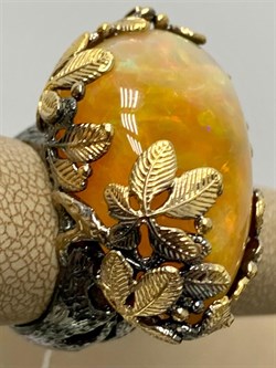 *Кольцо р.17,5 Опал Эфиопия АРТ 54019 (ВЕС  20,57 Г) - фото 213977