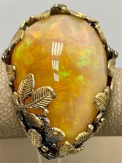 *Кольцо р.17,5 Опал Эфиопия АРТ 54019 (ВЕС  20,57 Г) - фото 213979