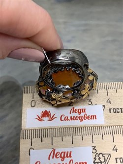 *Кольцо р.17,5 Опал Эфиопия АРТ 54019 (ВЕС  20,57 Г) - фото 213981