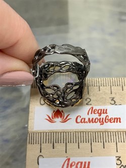 *Кольцо р.17,75 Опал Эфиопия АРТ 38092 (ВЕС 9,02 Г) - фото 214007