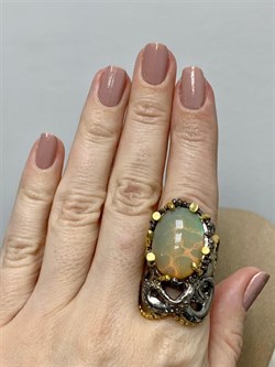 *Кольцо р.17,75 Опал Эфиопия АРТ 38094 (ВЕС 23,87 Г) - фото 214013 *Кольцо р.17,75 Опал Эфиопия АРТ 38094 (ВЕС 23,87 Г) - фото 214013