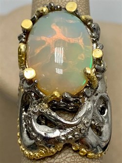 *Кольцо р.17,75 Опал Эфиопия АРТ 38094 (ВЕС 23,87 Г) - фото 214017 *Кольцо р.17,75 Опал Эфиопия АРТ 38094 (ВЕС 23,87 Г) - фото 214017