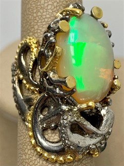 *Кольцо р.17,75 Опал Эфиопия АРТ 38094 (ВЕС 23,87 Г) - фото 214021 *Кольцо р.17,75 Опал Эфиопия АРТ 38094 (ВЕС 23,87 Г) - фото 214021