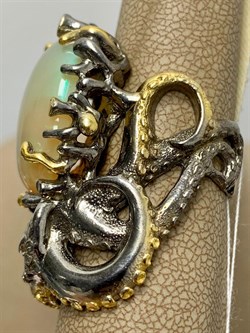 *Кольцо р.17,75 Опал Эфиопия АРТ 38094 (ВЕС 23,87 Г) - фото 214023 *Кольцо р.17,75 Опал Эфиопия АРТ 38094 (ВЕС 23,87 Г) - фото 214023