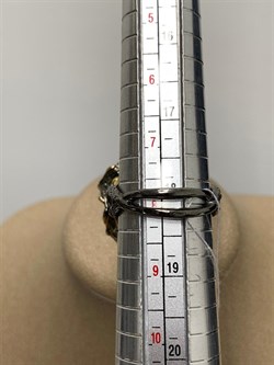 *Кольцо р.18  Опал Эфиопия АРТ 36335 (ВЕС 14,99 Г) - фото 214029