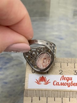 *Кольцо р.18 Опал Мексика АРТ 36275 (ВЕС 7,57 Г) - фото 214088