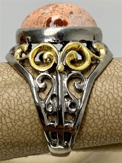 *Кольцо р.18 Опал Мексика АРТ 36276 (ВЕС 7,92 Г) - фото 214099