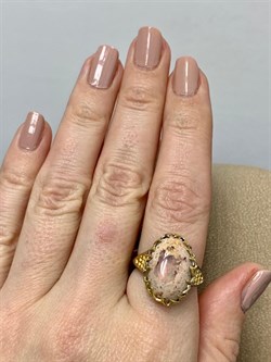 *Кольцо р.18 Опал Мексика АРТ 49162 (ВЕС 5,48 Г) - фото 214106