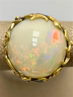 *Кольцо р.18 Опал Эфиопия АРТ 32620 (ВЕС 15,09 Г) - фото 214149