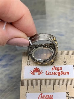 *Кольцо р.18 Опал Эфиопия АРТ 38096 (ВЕС 11,28 Г) - фото 214164