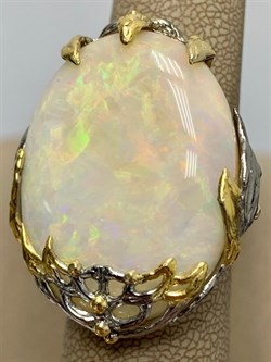 *Кольцо р.18 Опал Эфиопия АРТ 41138 (ВЕС 17,17 Г) - фото 214196