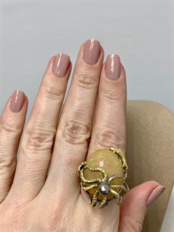 *Кольцо р.18 Опал Эфиопия АРТ 42750 (ВЕС 15,04 Г) - фото 214208