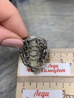 *Кольцо р.18 Опал Эфиопия АРТ 45318 (ВЕС 9,34 Г) - фото 214220