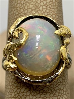 *Кольцо р.18 Опал Эфиопия АРТ 47534 (ВЕС 8,36 Г) - фото 214244