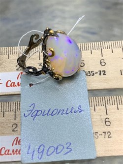 *Кольцо р.18 Опал Эфиопия АРТ 49003 (ВЕС 8,87 Г) - фото 214267