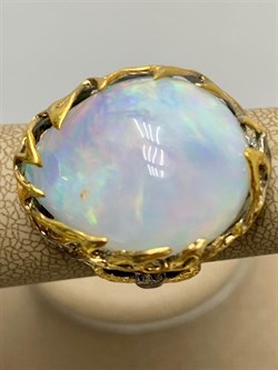 *Кольцо р.18 Опал Эфиопия АРТ 49459 (ВЕС 13,41 Г) - фото 214326