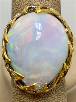 *Кольцо р.18 Опал Эфиопия АРТ 49459 (ВЕС 13,41 Г) - фото 214329