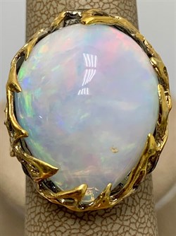 *Кольцо р.18 Опал Эфиопия АРТ 49459 (ВЕС 13,41 Г) - фото 214330