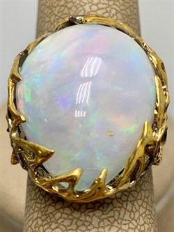 *Кольцо р.18 Опал Эфиопия АРТ 49459 (ВЕС 13,41 Г) - фото 214331