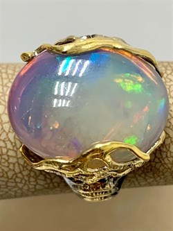 *Кольцо р.18 Опал Эфиопия АРТ 53317 (ВЕС 8,61 Г) - фото 214357