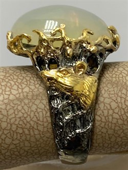 *Кольцо р.18 Опал Эфиопия АРТ 54030 (ВЕС  11,35 Г) - фото 214370