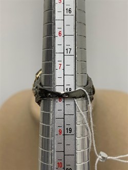 *Кольцо р.18 Синий Опал Австралия АРТ 38100 ВЕС 13,9 Г - фото 214403