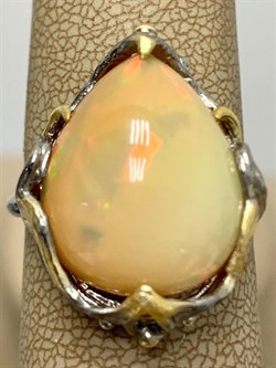 *Кольцо р.18,25 Опал Эфиопия АРТ 38782 (ВЕС 7,26 Г) - фото 214444