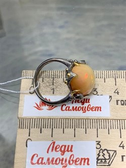 *Кольцо р.18,25 Опал Эфиопия АРТ 38782 (ВЕС 7,26 Г) - фото 214447