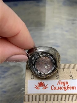 *Кольцо р.18,5 Опал Мексика АРТ 36274 (ВЕС 13,31 Г) - фото 214468