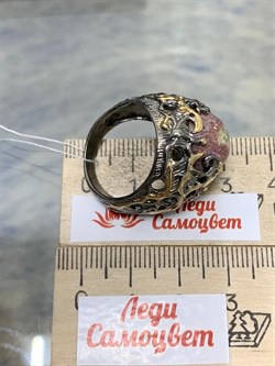 *Кольцо р.18,5 Опал Мексика АРТ 36274 (ВЕС 13,31 Г) - фото 214470