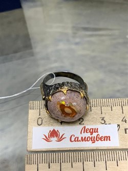 *Кольцо р.18,5 Опал Мексика АРТ 53361 (ВЕС 13,77 Г) - фото 214505