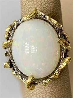 *Кольцо р.18,5 Опал Эфиопия АРТ 43783 (ВЕС 17,45 Г) - фото 214565