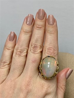 *Кольцо р.18,5 Опал Эфиопия АРТ 49018 (ВЕС 15,63 Г) - фото 214585