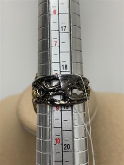 *Кольцо р.18,5 Опал Эфиопия АРТ 49044 (ВЕС 20,66 Г) - фото 214602