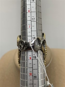 *Кольцо р.18,5 Опал Эфиопия АРТ 49352 (ВЕС 22,34 Г) - фото 214632