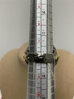 *Кольцо р.18,5 Опал Эфиопия АРТ 52952 (ВЕС 19,31 Г) - фото 214660