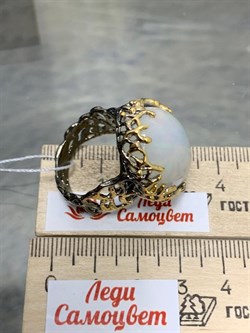 *Кольцо р.19 Опал Эфиопия АРТ 47289 (ВЕС 16,06 Г) - фото 214790