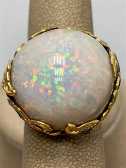 *Кольцо р.19 Опал Эфиопия АРТ 49094 (ВЕС 21,37 Г) - фото 214804